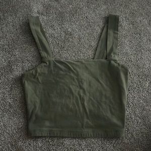 Aeropostale Green crop top size M